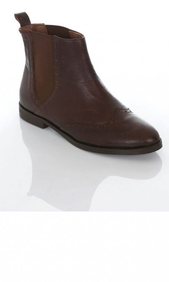 Miss Selfridge Leather Chelsea Boots, £75