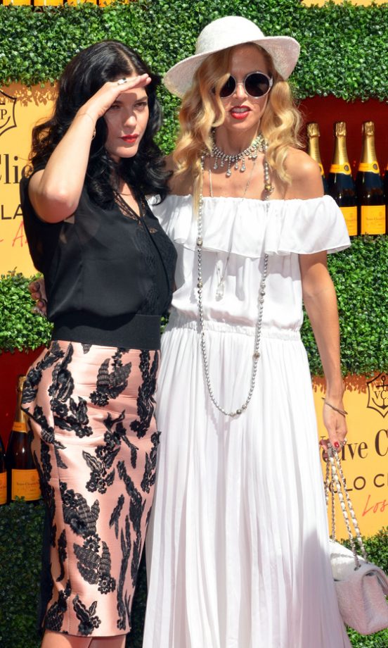 Yummy Mummies Selma Blair And Rachel Zoe At The Veuve Clicquot Polo Classic 2011