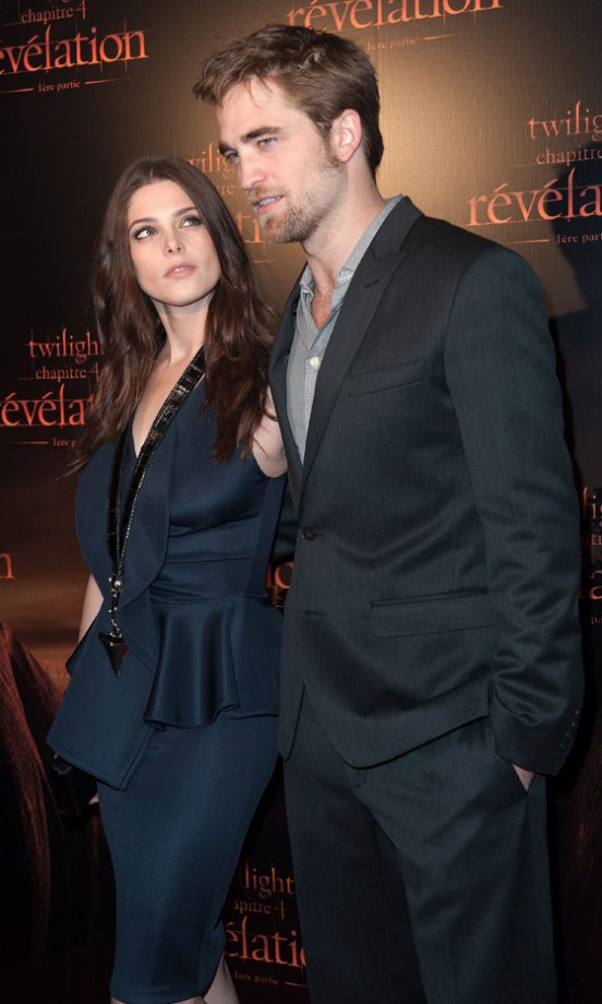 Ashley Greene And Robert Pattinson Cause A Frenzy In Paris At The Twilight Saga: Breaking Dawn, Part 1 Film Premiere, 2011
