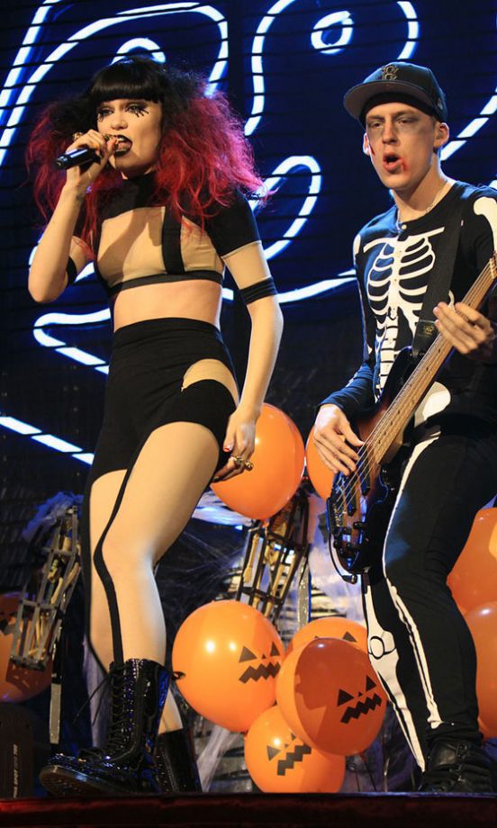 Jessie J Hit The Stage In Leeds Rocking A Halloween Inspired Outfit, 2011