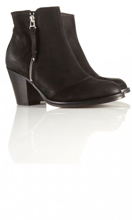 Topshop Side Zip Ankle Boots, £75