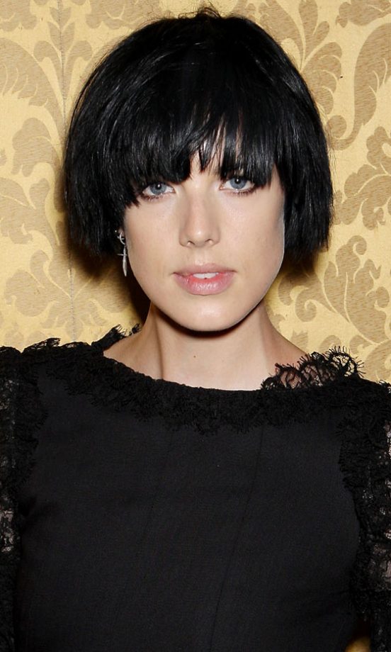 Agyness Deyn Went For a Shocking Black Crop Hairstyle In 2009