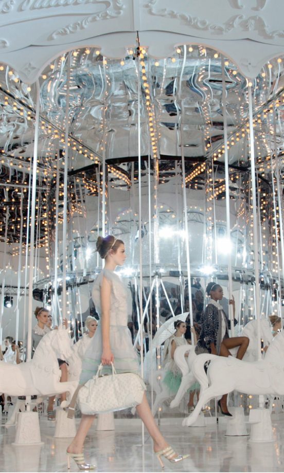 The Amazing Carousel At The Louis Vuitton SS12 Show At Paris Fashion Week, 2011