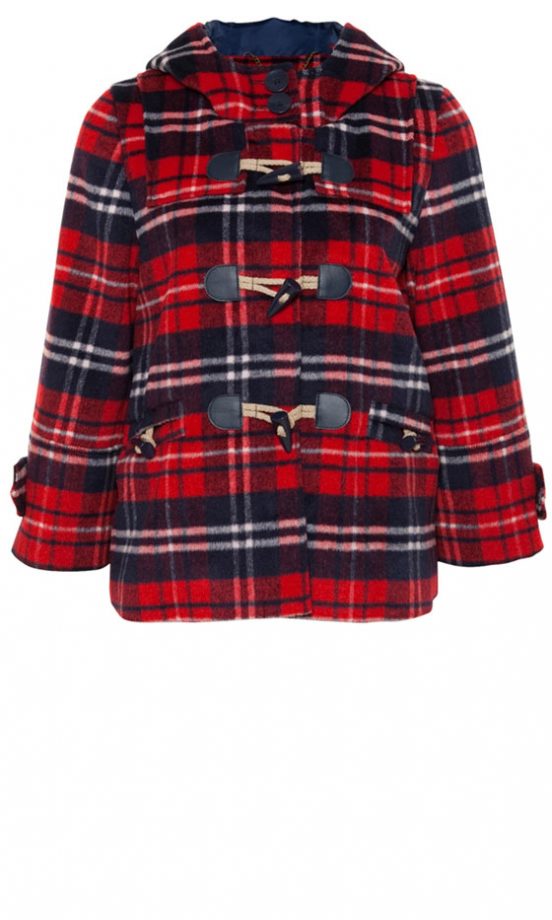 A-Wear Check Duffle Coat, £60