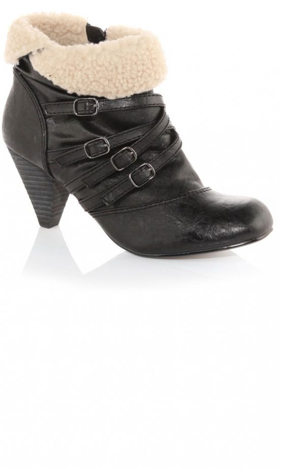 Barratts Shearling Collar Boots, £45