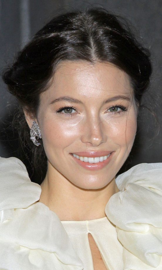 Jessica Biel Wowed At A New York Fashion Event With A Twisted Chignon Hairstyle, 2011