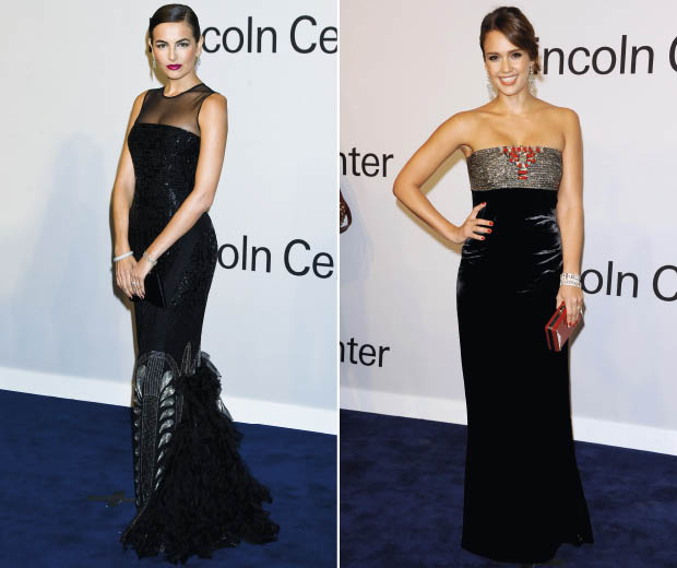 Camilla Belle and Jessica Alba wowed on the red carpet in Ralph Lauren gowns at an event in New York