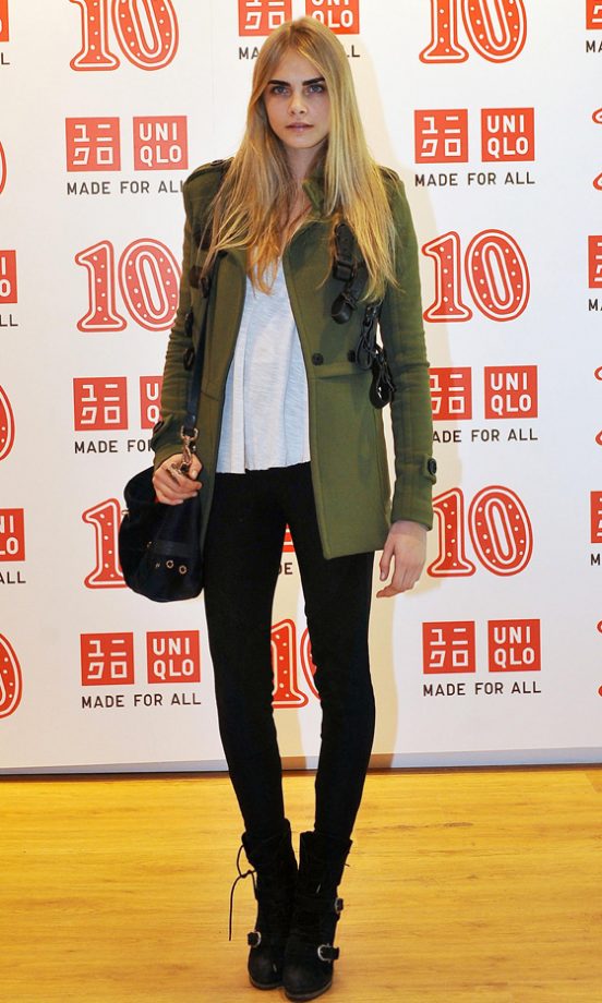 Cara Delevingne Does Off-Duty Cool At Uniqlo’s 10th Anniversary Party 2011