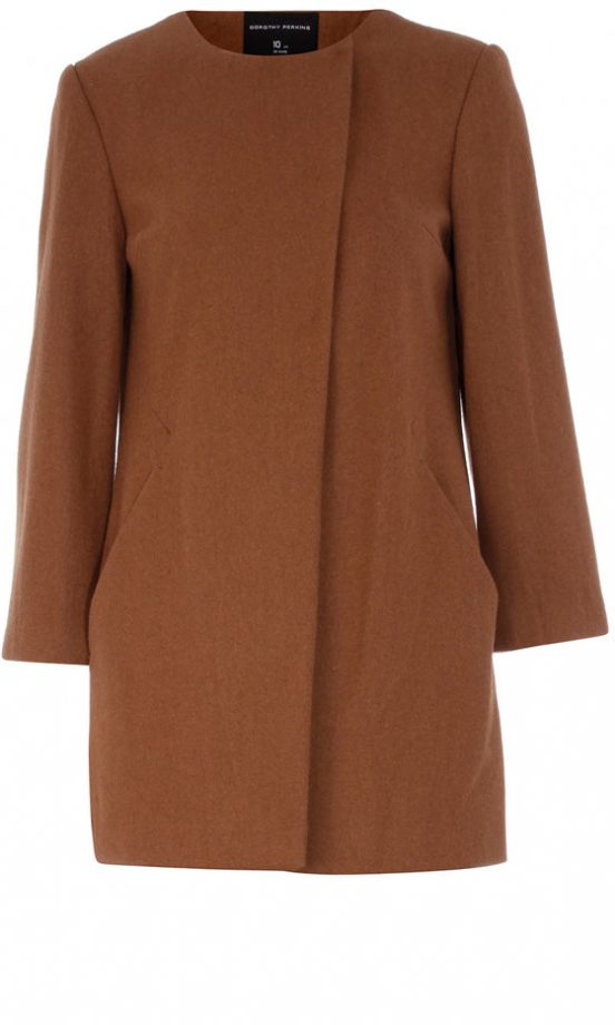 Dorothy Perkins Minimal Asymmetric Coat, £69