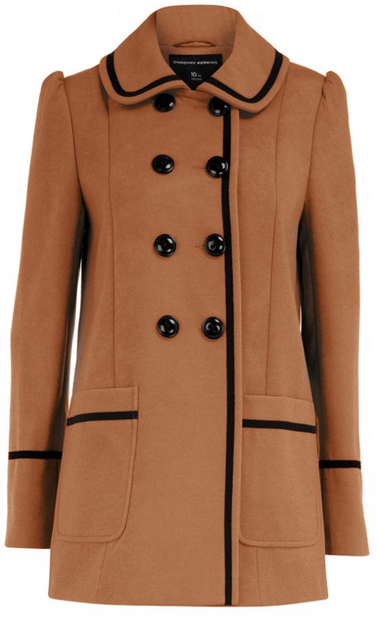 Dorothy Perkins Contrast Trim Coat, £69