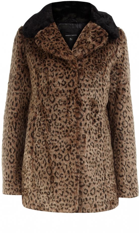 Dorothy Perkins Faux Leopard Print Coat, £75