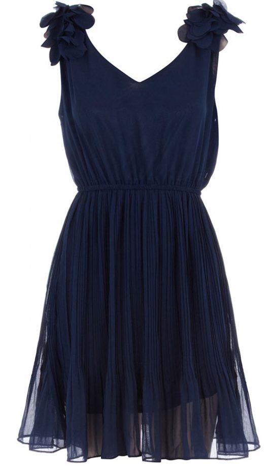 Uttam Pleated Corsage Dress, £28