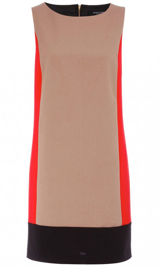 Dorothy Perkins Colour Block Shift Dress, £35
