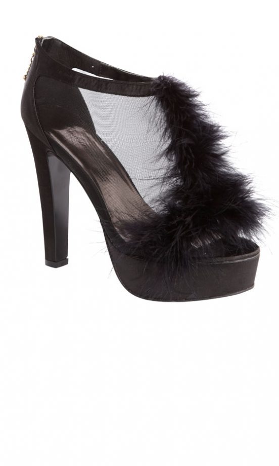Primark Feather Trim Shoe Boots, £18