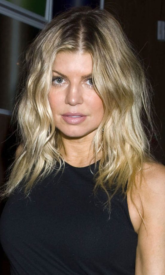 Fergie With A Blonde Hairstyle