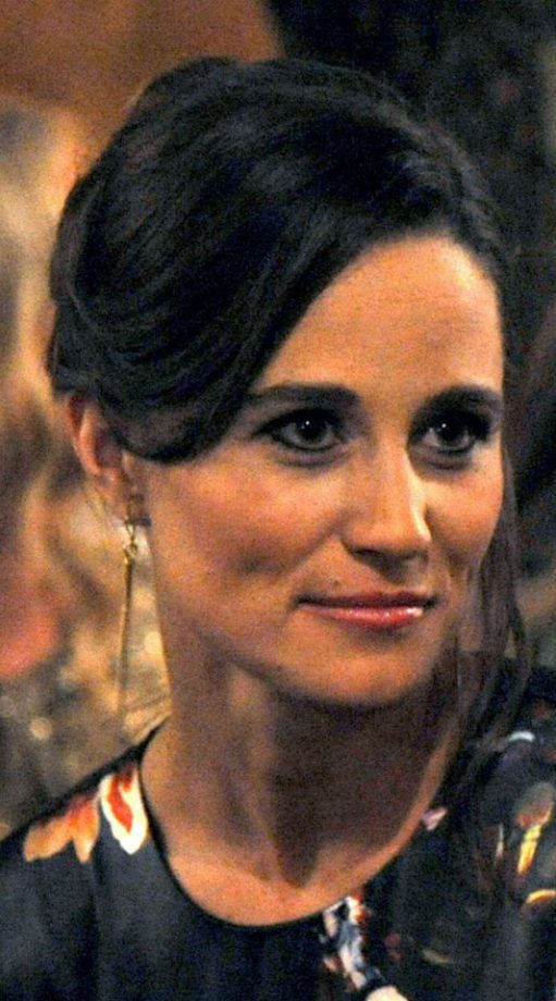 Pippa Middleton Chooses An Elegant Updo For A Black Tie Event, 2011