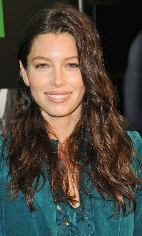 Jessica Biel As We Know Her, With Her Brunette Coloured hair