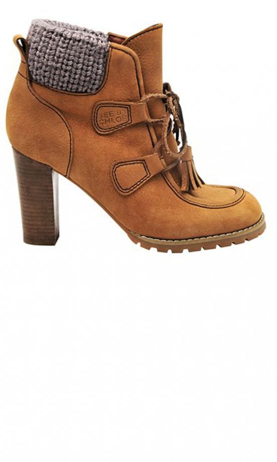 See By Chloe Heeled Hiking Boots, £245