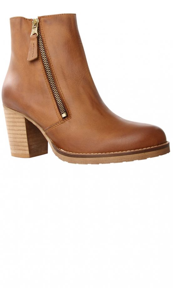 Kurt Geiger Tan Leather Ankle Boots, £195
