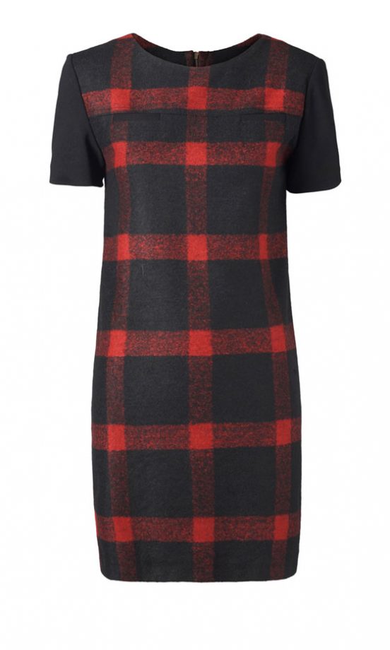 Mango Black And Red Check Dress, £49.90