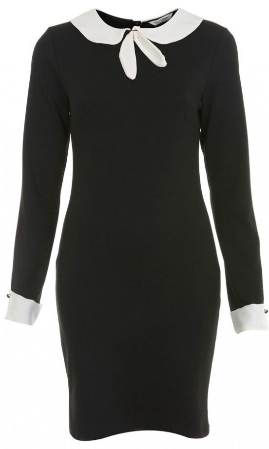 Miss Selfridge Black Peterpan Collar Dress, £37