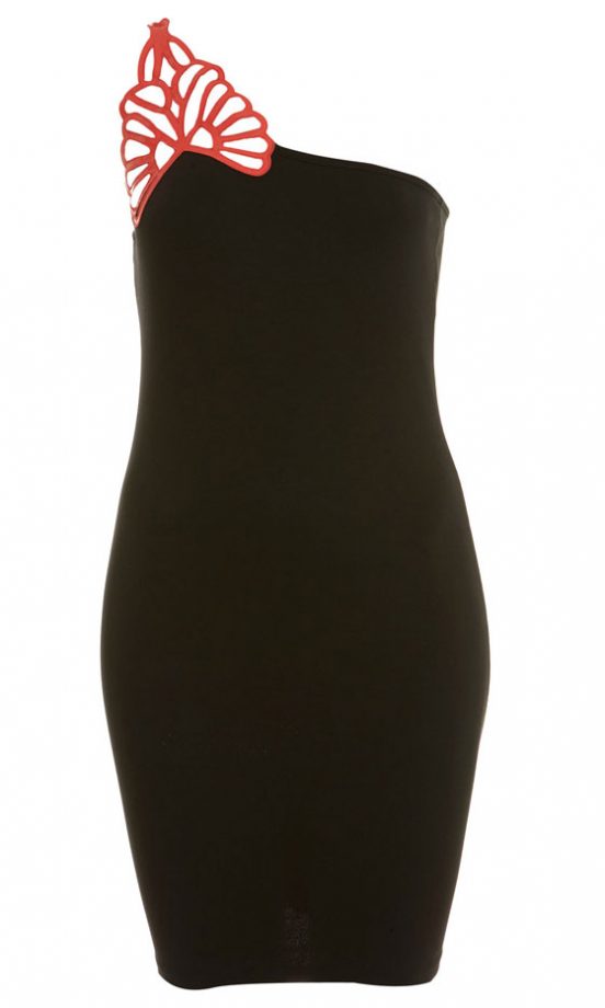 Miss Selfridge Cut Out Shoulder Dress, Was £32 Now £17