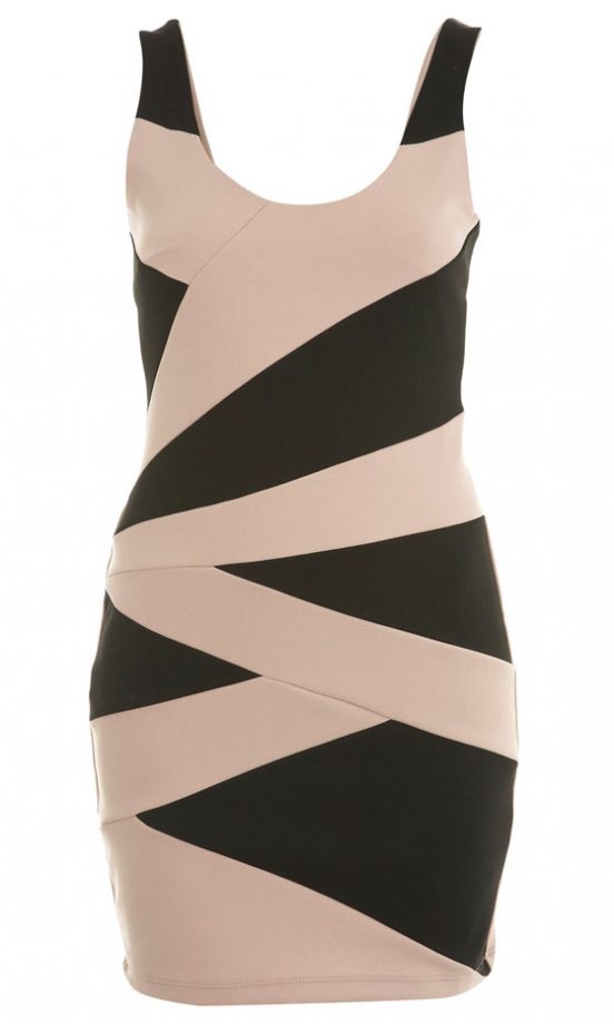Miss Selfridge Bodycon Panel Dress, £38