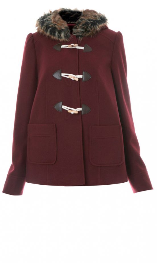 Miss Selfridge Duffle Coat, £57