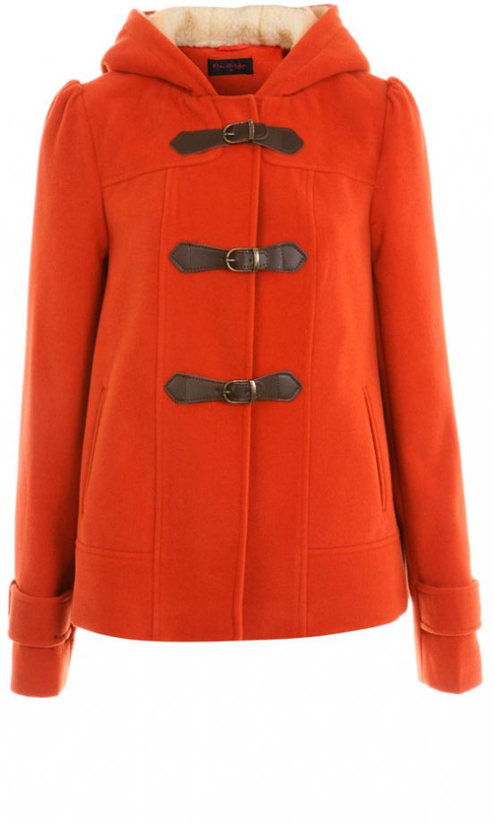 Miss Selfridge Short Duffle Coat, £57