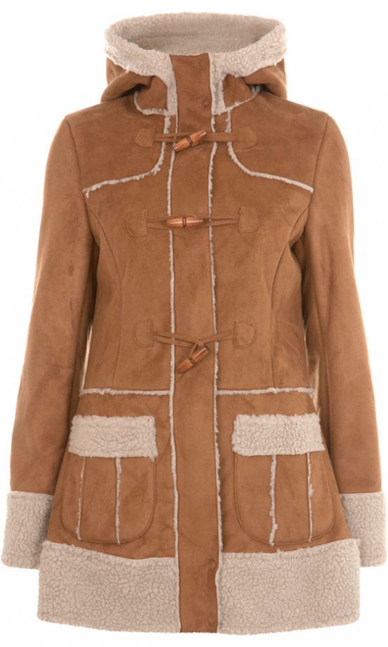 Miss Selfridge Long Duffle Coat, £75