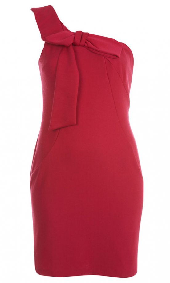 Miss Selfridge Petites Bow Shoulder Dress, £37