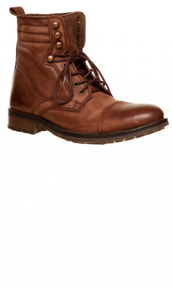 Office Tan Lace Up Boots, £79.99