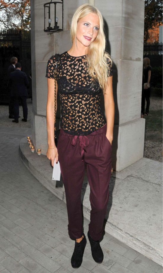 Poppy Delevigne At The Nina Ricci SS12 Show, Paris Fashion Week, September 2011