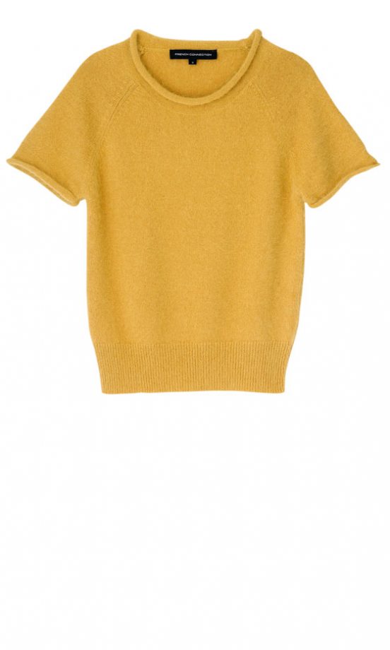 French Connection Fluffy Short Sleeve Jumper, £67