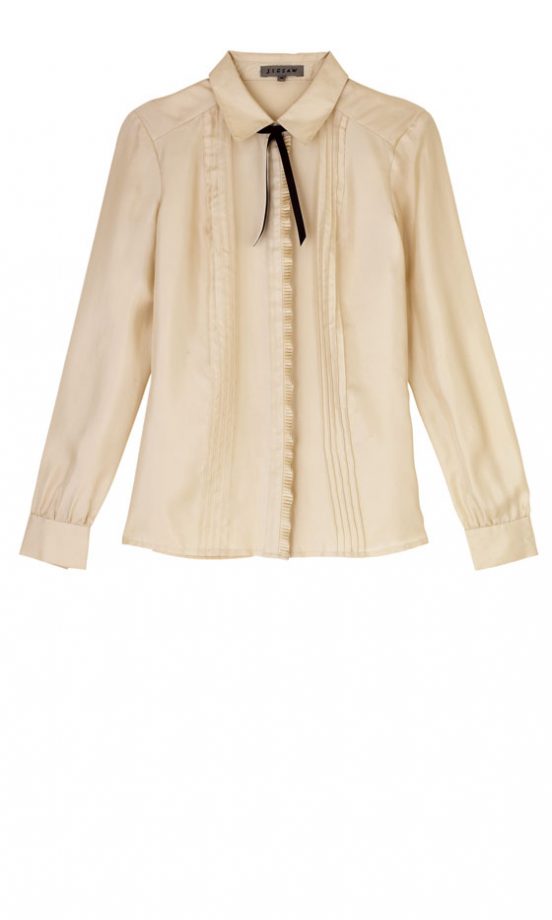 Jigsaw Silk Bow Tie Shirt, £119