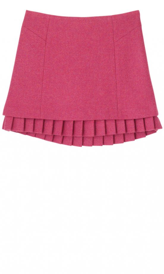 Jigsaw Pleat Bottom Skirt, £98 - In Store Only