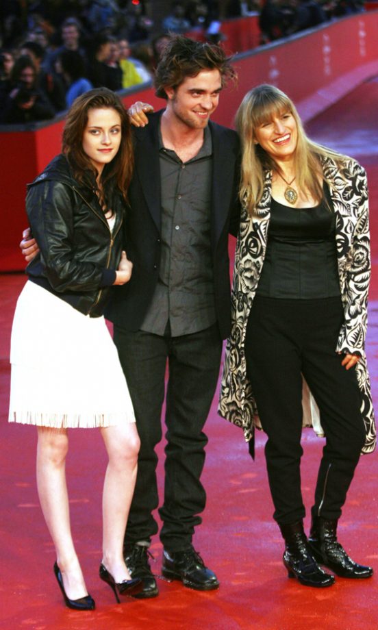 Kristen Stewart, Robert Pattinson With Catherine Hardwicke At The 3rd Rome International Film Festival, 2008