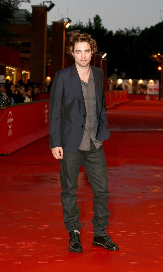 Robert Pattinson At The Twilight Film Premiere At The 3rd Rome International Film Festival, 2008