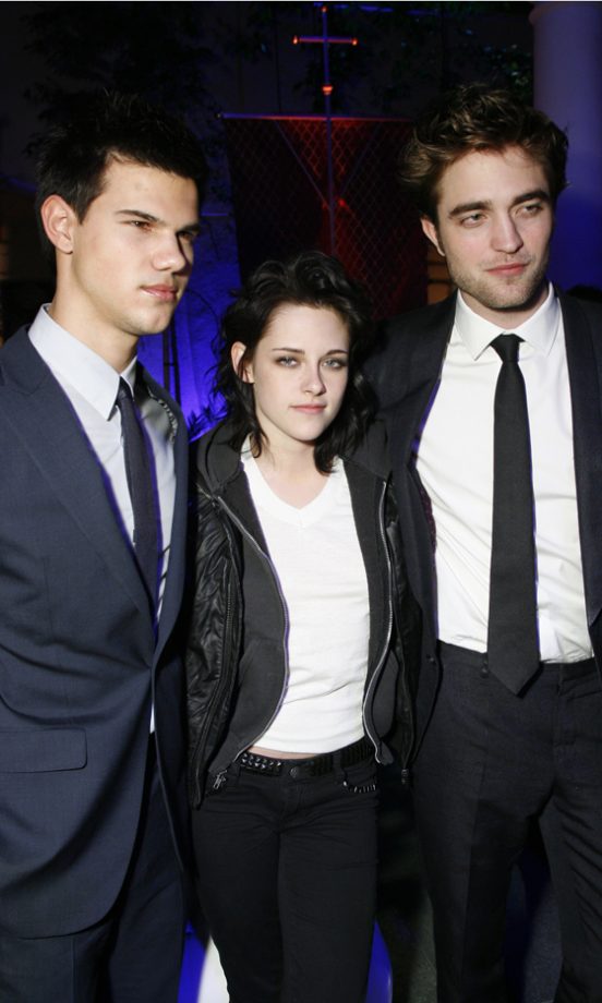 Kristen Stewart, Taylor Lautner And Robert Pattinson At The Twilight Saga: New Moon Film Premiere After Party In LA, 2009