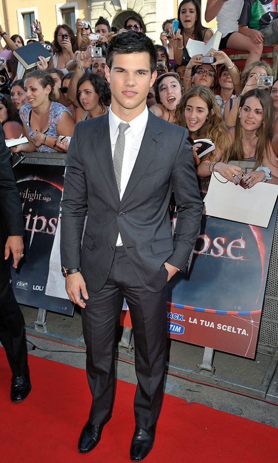 Taylor Lautner At The Twilight Saga: Eclipse Premiere In Rome, 2010