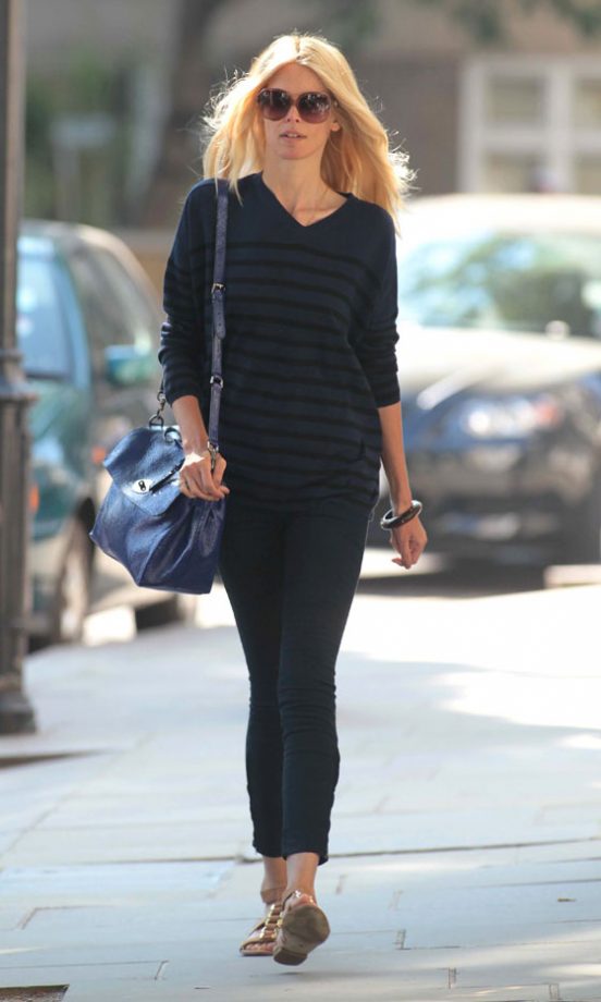 Can We Steal Claudia Schiffer's Wardrobe? Cosy Jumpers Are Perfect For Cooler Weather, 2011