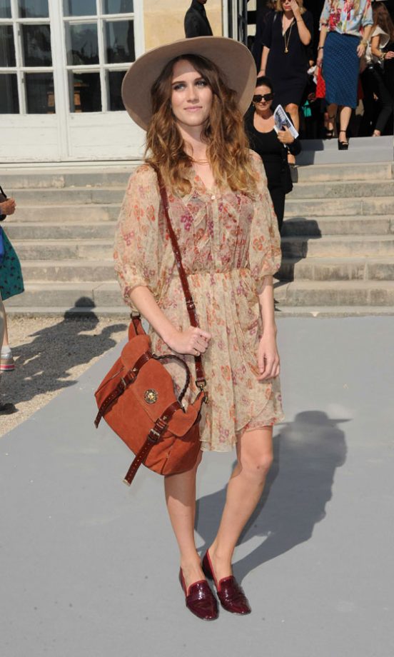 Sunday Girl Jade Williams' Boho Dress, Leather Accessories And Floppy Hat Are Perfect For Dressing Across The Seasons, 2011