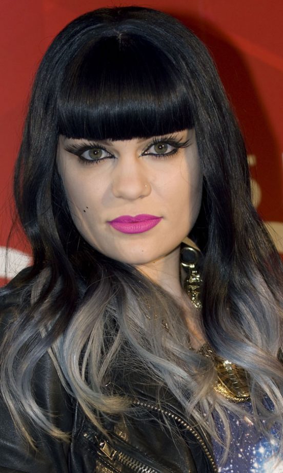 Jessie J Opts For Dip-Dye Grey Hair Extensions For A Fierce Look, 2011