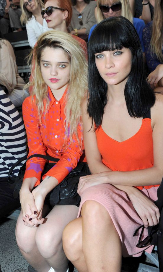 Leigh Lezark And Sky Ferreira At Sonia Rykiel's SS12 Paris Fashion Week Show, 2011