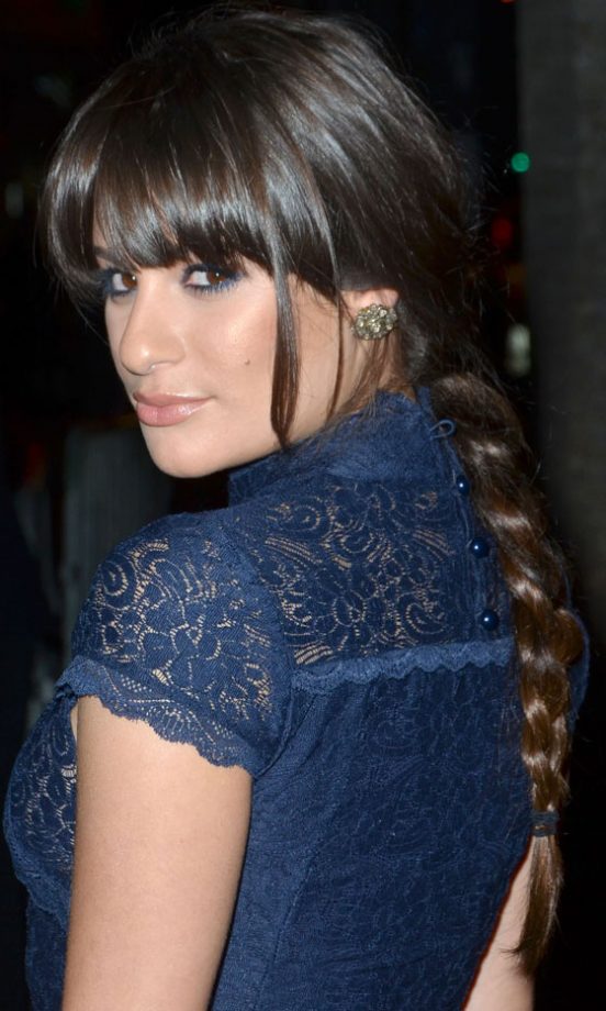 Lea Michele's Sleek Plait Hairstyle Is Perfect For Taking Your Look From Day To Night, 2011