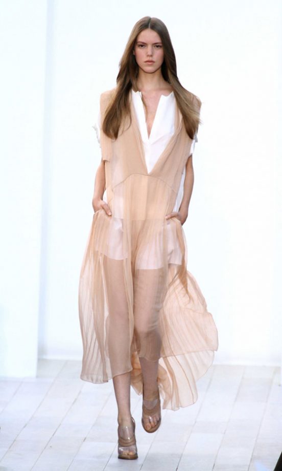 A Floaty Dress From Chloe's SS12 Collection At Paris Fashion Week, 2011