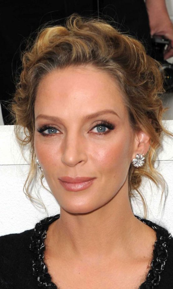 Uma Thurman's Tousled Updo Hairstyle Is Glamour Without The Fuss, 2011