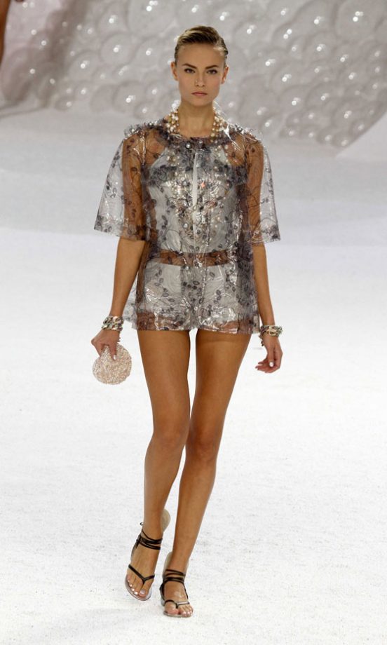 Ready To Wear Look From Chanel's SS12 Fashion Show At Paris Fashion Week