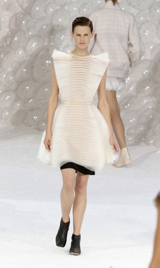 A Catwalk Look From Chanel's SS12 Fashion Show At Paris Fashion Week
