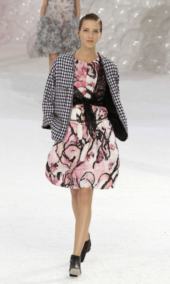 A Look Straight From The Catwalk At Chanel's SS12 Fashion Show At Paris Fashion Week